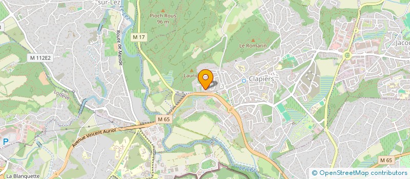 localisation de l'entreprise ASSOC JUMELAGE TOMA  CLAPIERS