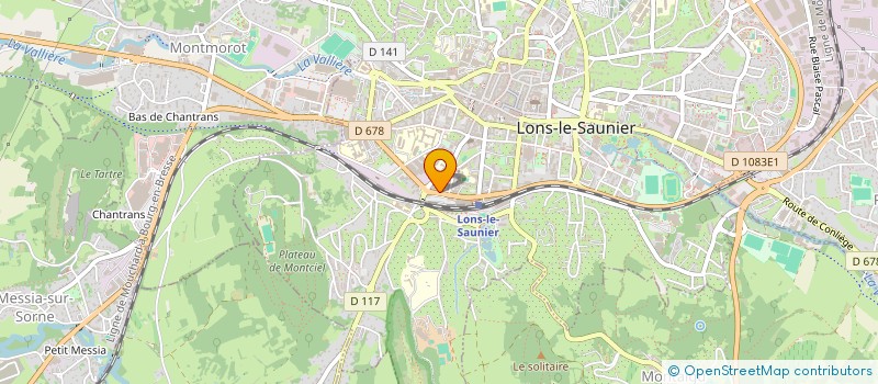 localisation de l'entreprise ASSOC JURASS DIFFUSION ENERGIES ALTERNAT à LONS-LE-SAUNIER