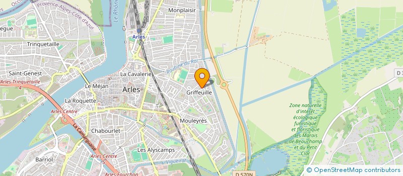 localisation de l'entreprise ASSOC K YOU  ARLES