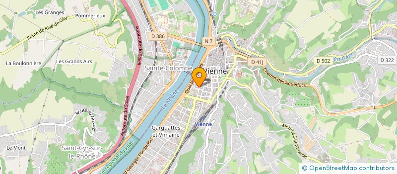 localisation de l'entreprise ASSOC KARMA TEKSOUM TCHEULING à VIENNE