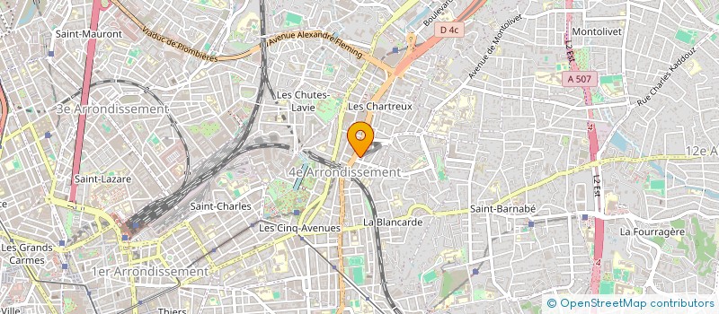 localisation de l'entreprise ASSOC KICKERS TEAM à MARSEILLE