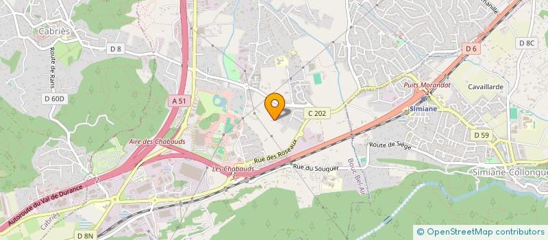 localisation de l'entreprise ASSOC L'ADAPTEE à BOUC-BEL-AIR
