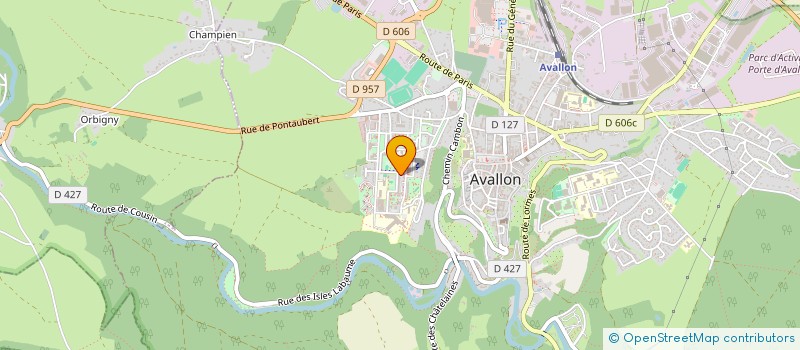 localisation de l'entreprise ASSOC.L'ARBRE DE VIE MAISON DE RETRAITE à AVALLON