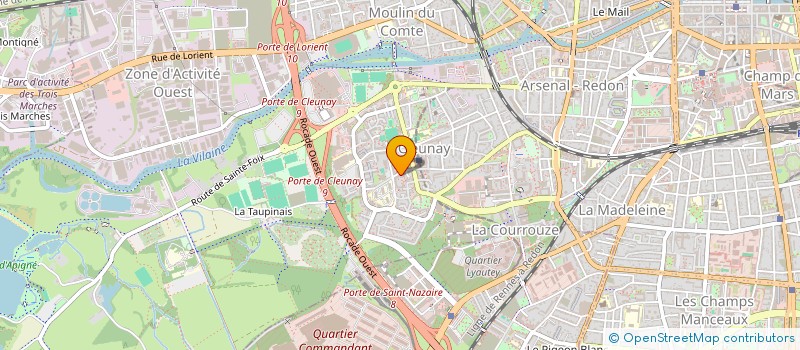 localisation de l'entreprise ASSOC L ARBRE DU VOYAGEUR à RENNES