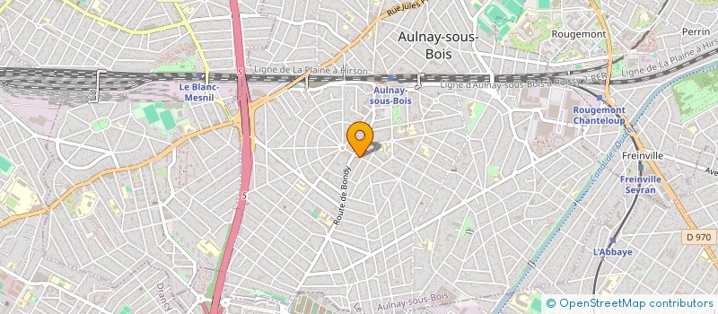 localisation de l'entreprise ASSOC L'AVENTURE DU BIEN ETRE à AULNAY-SOUS-BOIS