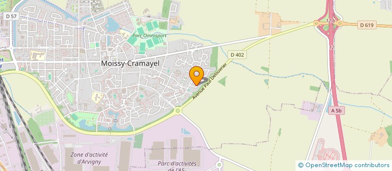 localisation de l'entreprise ASSOC L'ESPOIR DE L'ATLAS à MOISSY-CRAMAYEL
