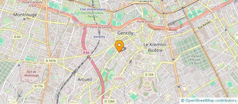 localisation de l'entreprise ASSOC LA BASE 94 à GENTILLY