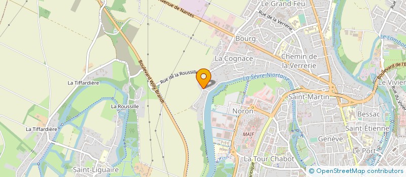 localisation de l'entreprise ASSOC LA CHALEUIL DAU PAYS NIORTAIS  NIORT