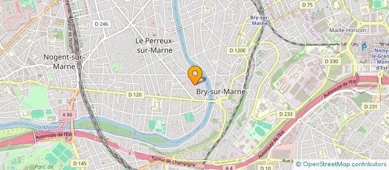 localisation de l'entreprise ASSOC LA CLE MEDIATION ARTISTIQUE à LE PERREUX-SUR-MARNE