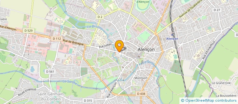 localisation de l'entreprise ASSOC LA DENTELLE AU POINT ALENCON à ALENCON