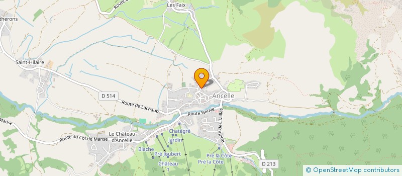 localisation de l'entreprise ASSOC LA DIANE DES AUTANES  SAINT-JEAN-SAINT-NICOLAS