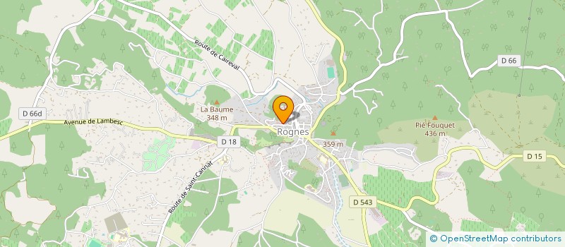 localisation de l'entreprise ASSOC LA DURANCE à ROGNES