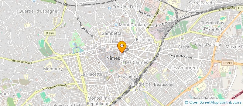 localisation de l'entreprise ASSOC LA FABRIQUE à NIMES