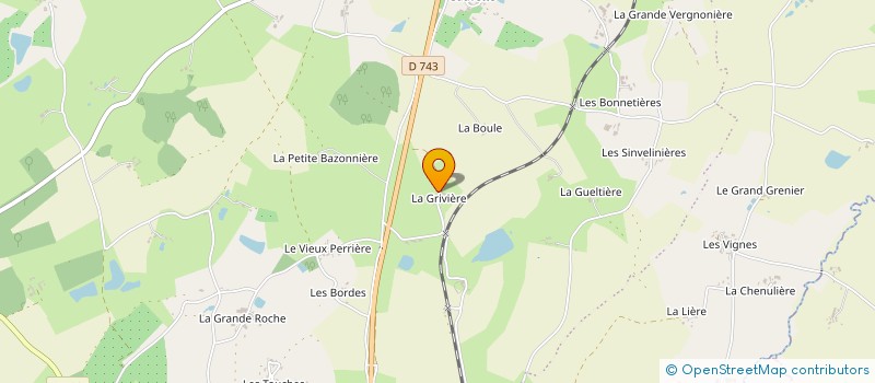 localisation de l'entreprise ASSOC LA GALIPOTE  SAINT-PARDOUX-SOUTIERS