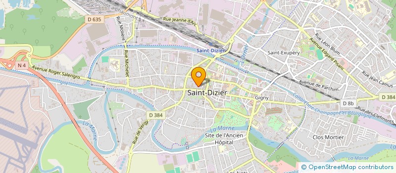 localisation de l'entreprise ASSOC LA GAMME AU VERT à SAINT-DIZIER