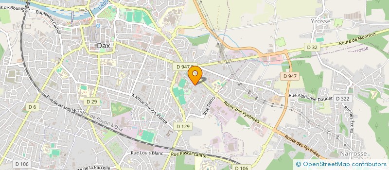 localisation de l'entreprise ASSOC LA JEANNE D ARC à DAX