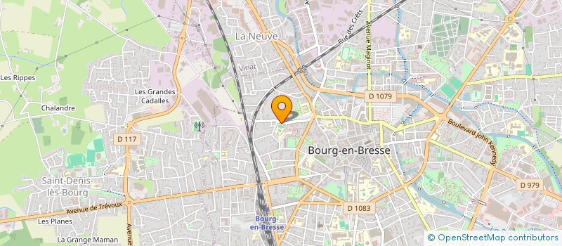 localisation de l'entreprise ASSOC LA LUDOTHEQUE DE BOURG EN BRESSE à BOURG-EN-BRESSE