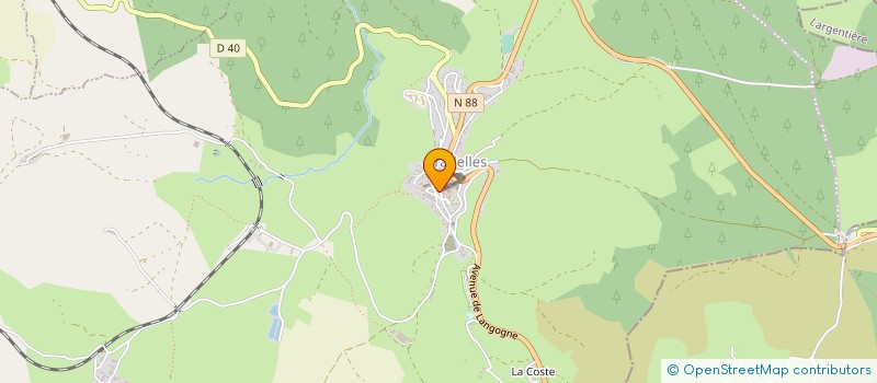 localisation de l'entreprise ASSOC.LA RENOUEE MAISON D'ENFANTS  PRADELLES