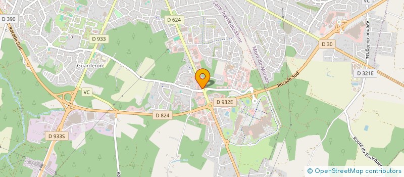 localisation de l'entreprise ASSOC LANDES FOTOUNI  SAINT-PIERRE-DU-MONT