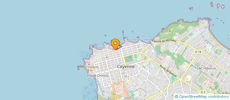 localisation de l'entreprise ASSOC LATEGRA  CAYENNE