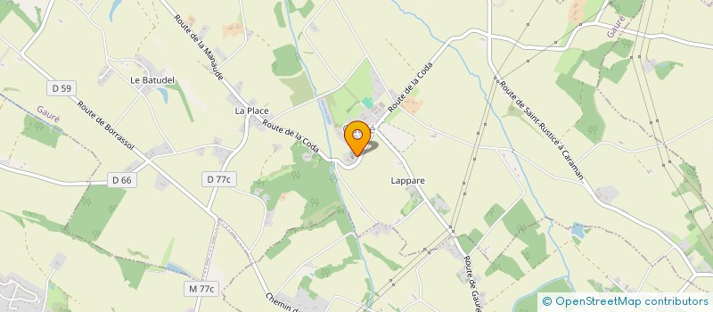 localisation de l'entreprise ASSOC LAVALETTOISE DES LOISIRS  LAVALETTE