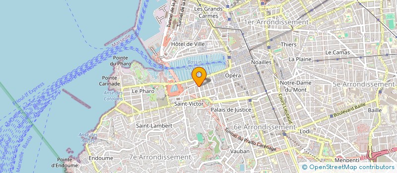 localisation de l'entreprise ASSOC LE BASTRINGUE à MARSEILLE