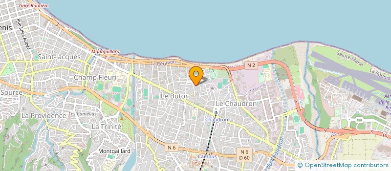 localisation de l'entreprise ASSOC LE COIN DES BOUT'CHOUX à SAINT-DENIS