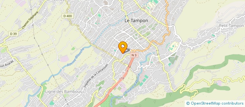 localisation de l'entreprise ASSOC LE PARADIS DES ENFANTS à LE TAMPON