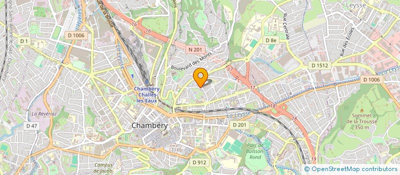 localisation de l'entreprise ASSOC LE PELICAN à CHAMBERY