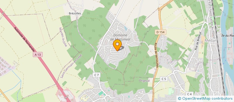 localisation de l'entreprise ASSOC LE REVE DE VOL à VERNOUILLET
