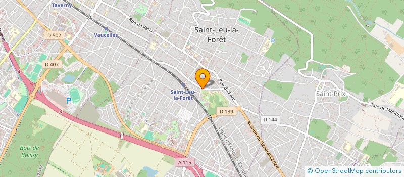 localisation de l'entreprise ASSOC LE ROSAIRE DE ST LEU à SAINT-LEU-LA-FORET