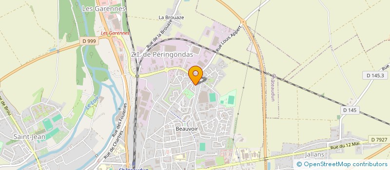 localisation de l'entreprise ASSOC LE TREMPLIN à CHATEAUDUN