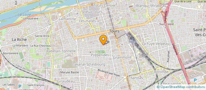 localisation de l'entreprise ASSOC LEONARD DE VINCI PHYSIOLOGISTE à TOURS