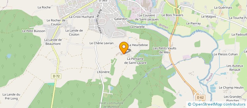 localisation de l'entreprise ASSOC LES AJONCS D OR à MONTFORT-SUR-MEU