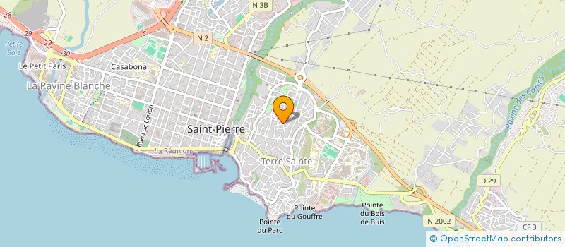 localisation de l'entreprise ASSOC LES ALIZES DU CAP TERRE SAINTE à SAINT-PIERRE