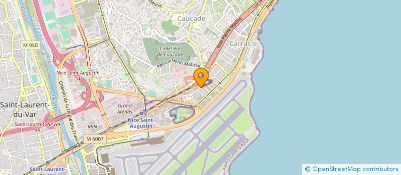 localisation de l'entreprise ASSOC LES AMIS DE FRANE ET KAD à NICE