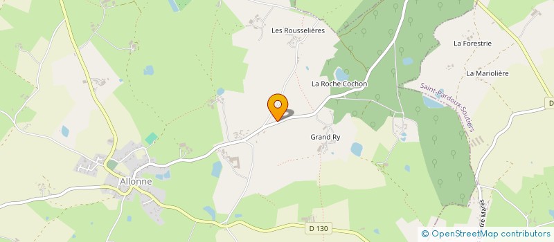 localisation de l'entreprise ASSOC  LES AMIS DE L'AGENOUILLEE  AZAY-SUR-THOUET