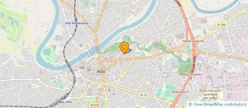 localisation de l'entreprise ASSOC LES AMIS DU JARDIN DE JOUVENCE à ALBI