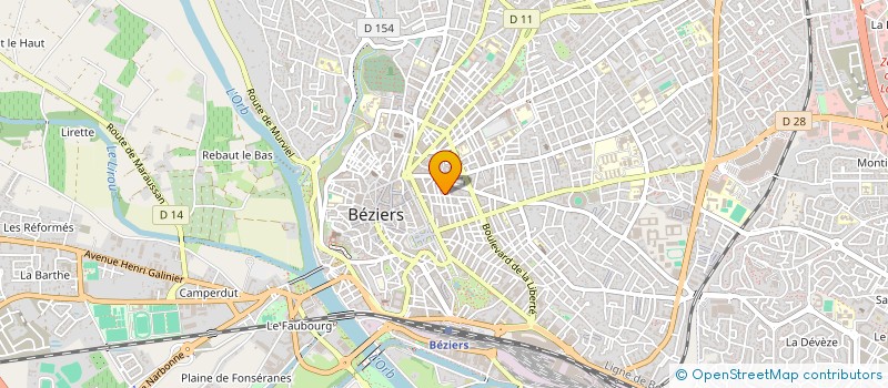 localisation de l'entreprise ASSOC LES AMIS DU MINOTAURE à BEZIERS