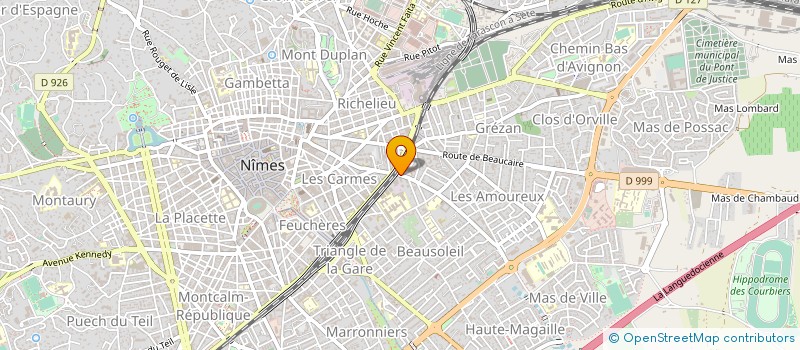 localisation de l'entreprise ASSOC LES CAPUCINES à NIMES