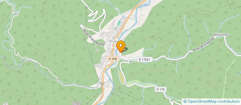 localisation de l'entreprise ASSOC LES CINQ  RIOLS