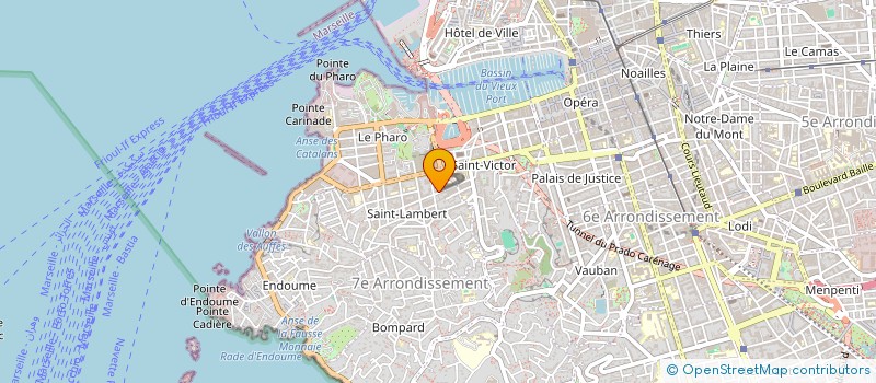 localisation de l'entreprise ASSOC LES COMMERCANTS DE SAINT VICTOR à MARSEILLE