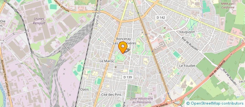 localisation de l'entreprise ASSOC LES COPAINS D ABORD à LE MANS