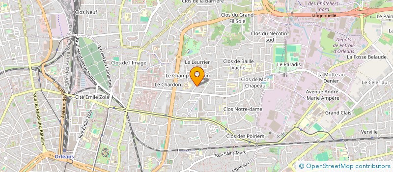 localisation de l'entreprise ASSOC LES EDITIONS PAGE A PAGE à ORLEANS