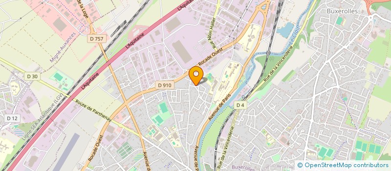 localisation de l'entreprise ASSOC LES GEOGRAPHES à POITIERS