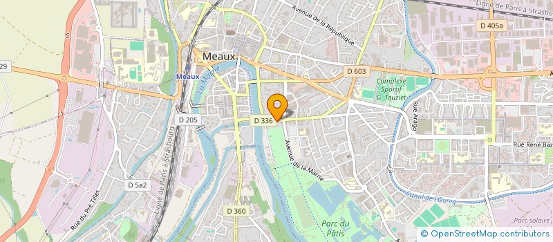localisation de l'entreprise ASSOC LES JARDINS DE SAINT FIACRE à MEAUX