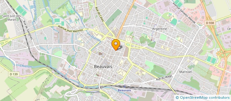 localisation de l'entreprise ASSOC LES JEUNES D'AUJOURD'HUI à BEAUVAIS