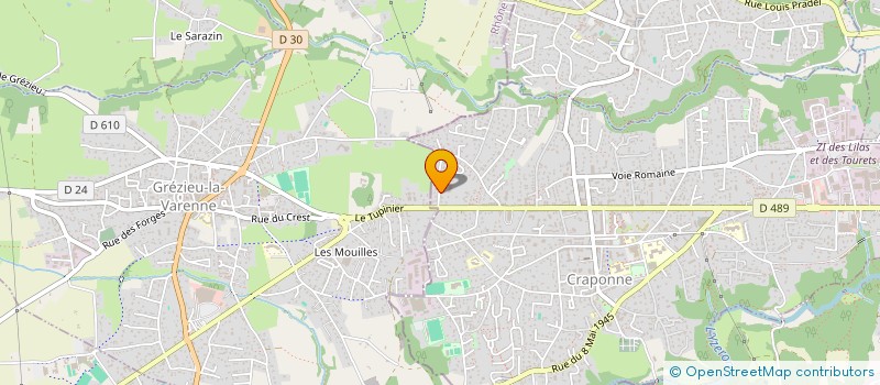 localisation de l'entreprise ASSOC LIBRE COPROPRIETAIRES  CRAPONNE