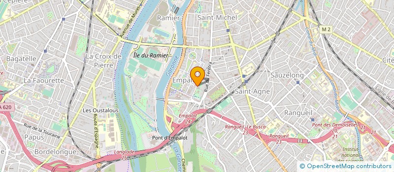 localisation de l'entreprise ASSOC LIENS PARENTS ENFANTS DE LA HAUTE GARONNE à TOULOUSE