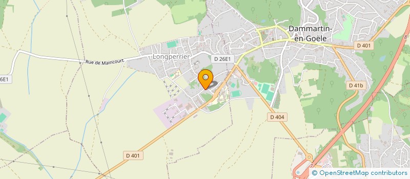 localisation de l'entreprise ASSOC LIGHT OVER THE BRIDGE  LONGPERRIER